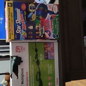 Land shaping cord and star shower motion  laser light